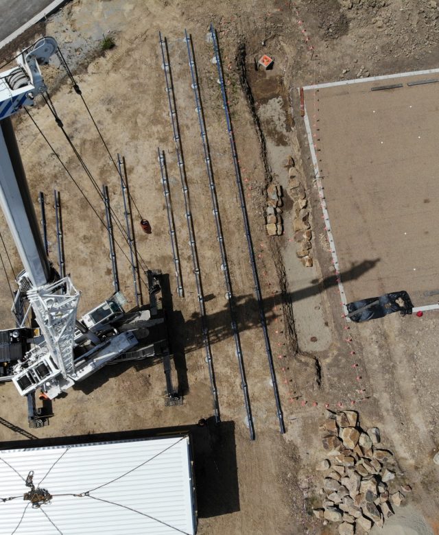 Bankside aerial view